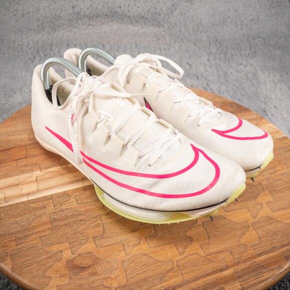 Nike Air Zoom Maxfly Mens 10 Womens 11.5 Sail Fierce Pink Track Spikes